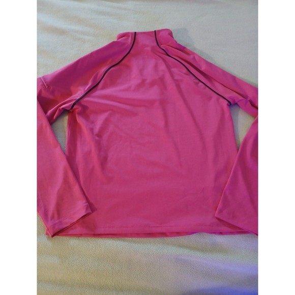 Gap Body Pink Blue Trim 1/4 Zip Moisture Wicking Jacket Women's Medium S… - Picture 7 of 7